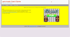 Desktop Screenshot of lemonadestandgame.com